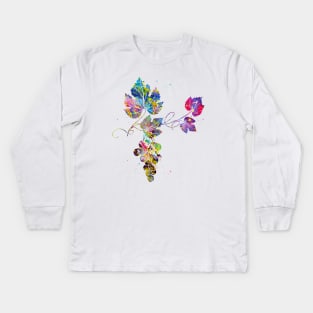 Grapes Kids Long Sleeve T-Shirt